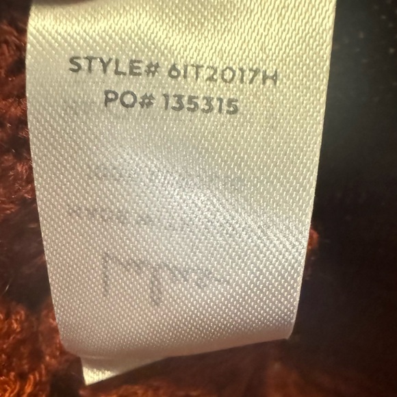 LULU'S Campfire Cozy Brick Red Cropped Sweater - Picture 10 of 11